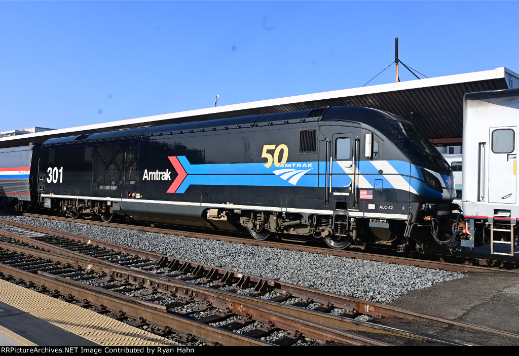 Amtrak Day 1 Heritage Unit in LA